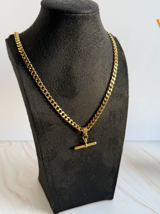 T-Bar Pendant Necklace