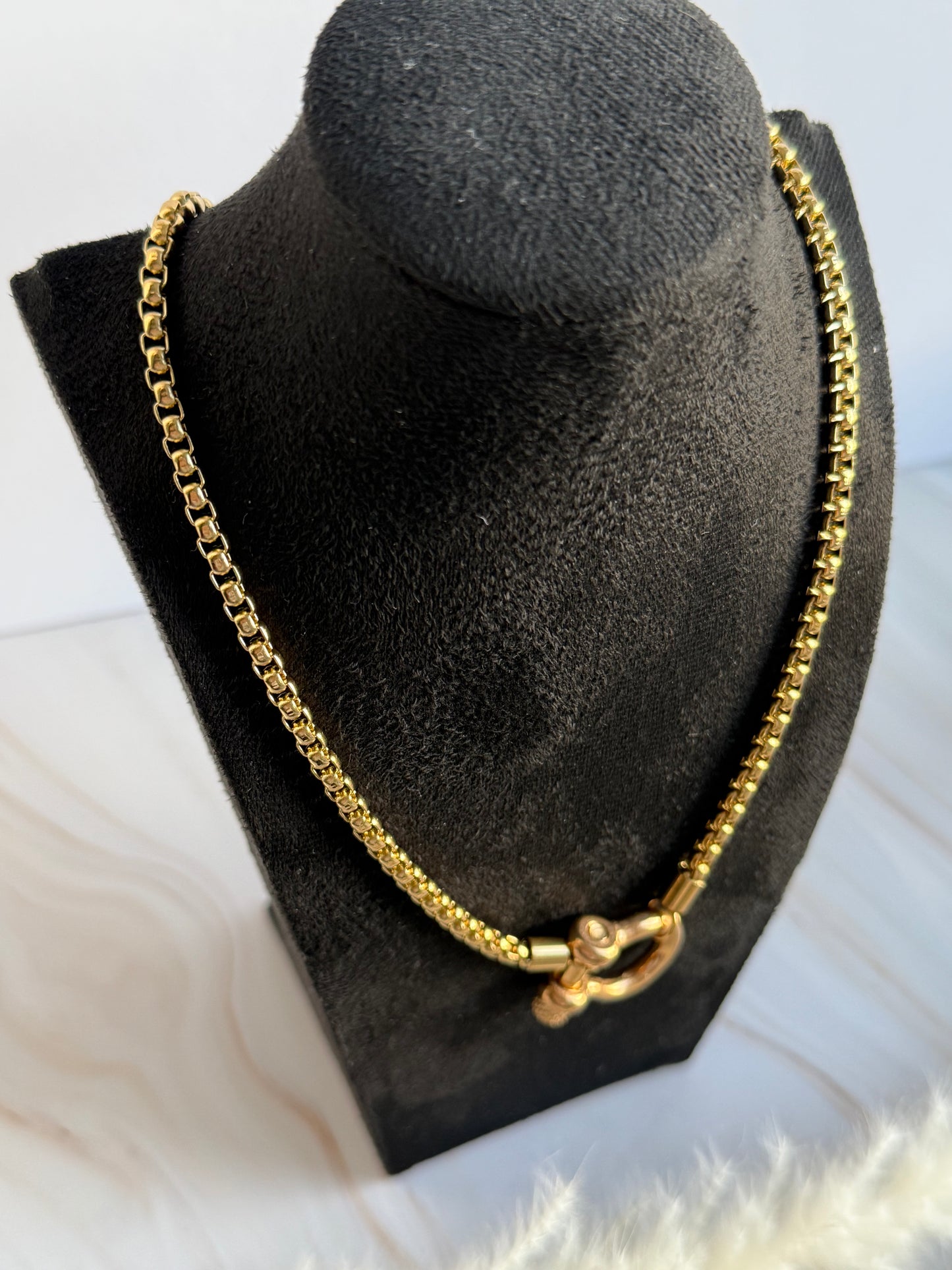 OT Clasp Toggle Clasp Closure Rope Chain Necklace