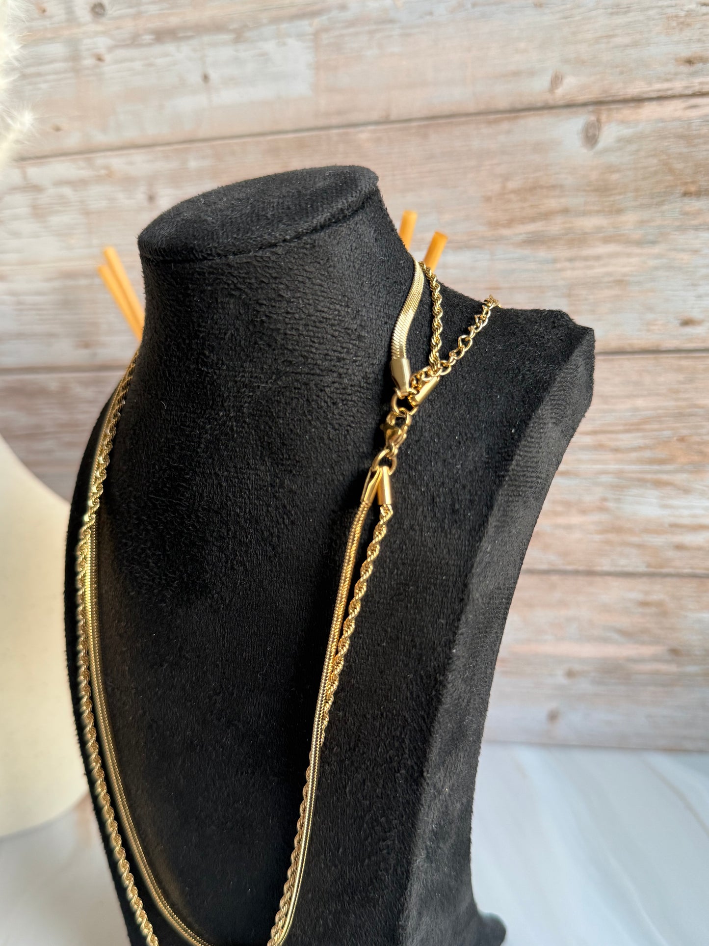 Layered Rope Chain Necklace