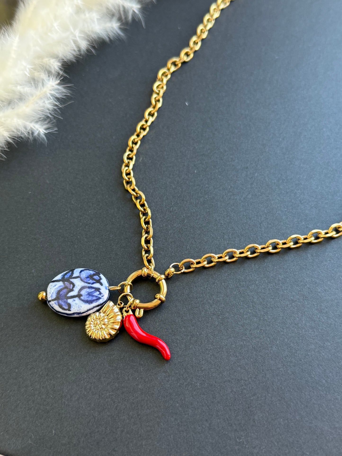 Red Pepper Charm Necklace