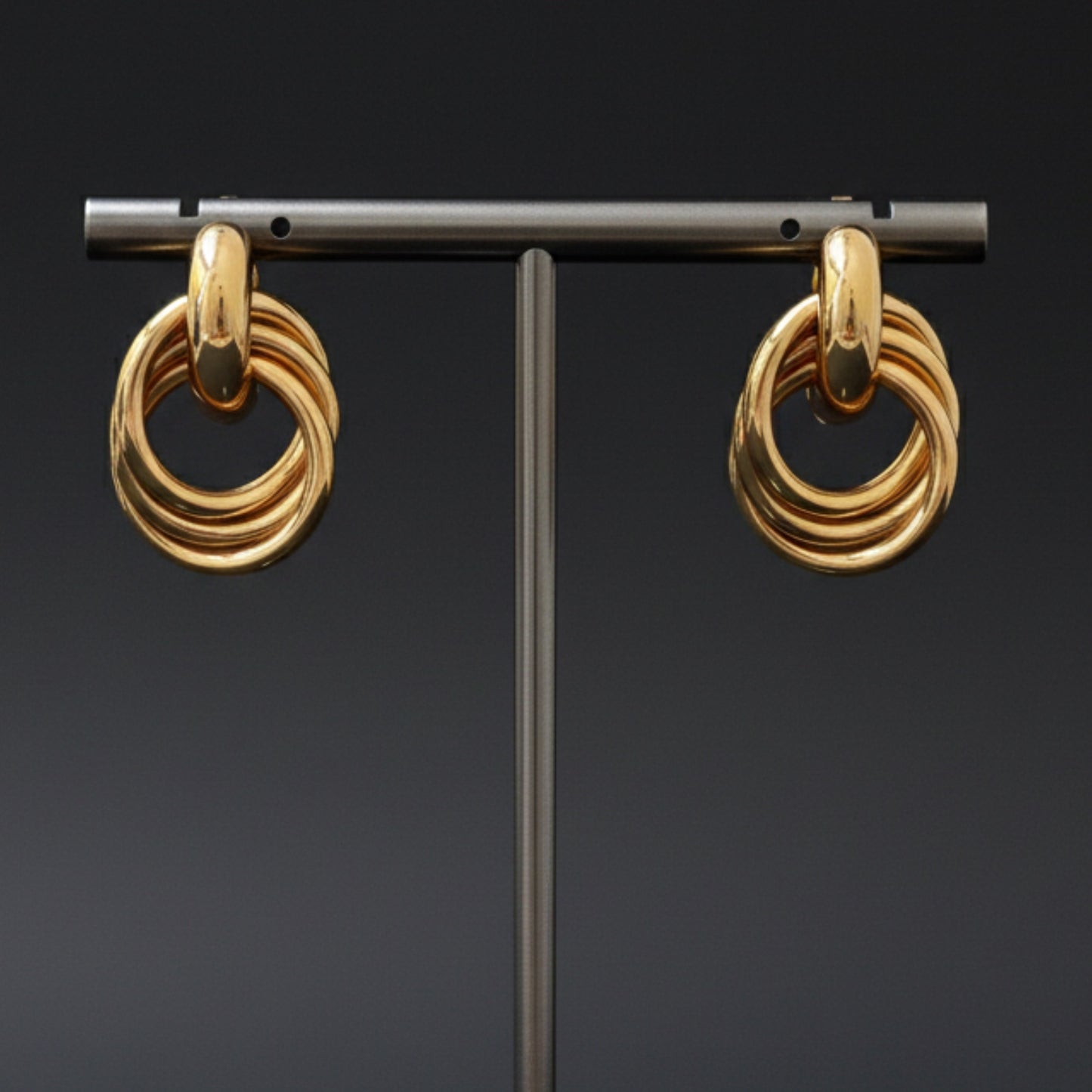 Interlocking Rings Earrings