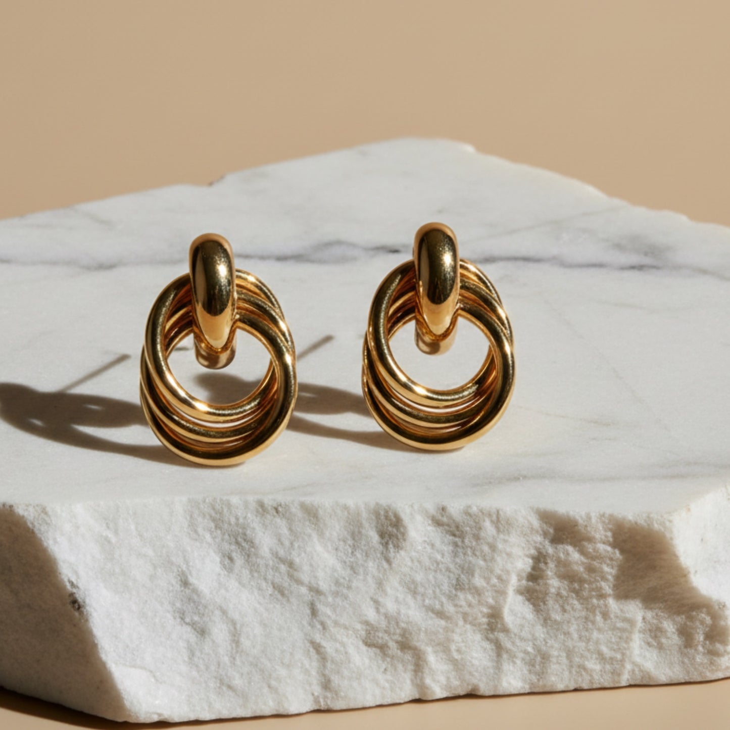Interlocking Rings Earrings