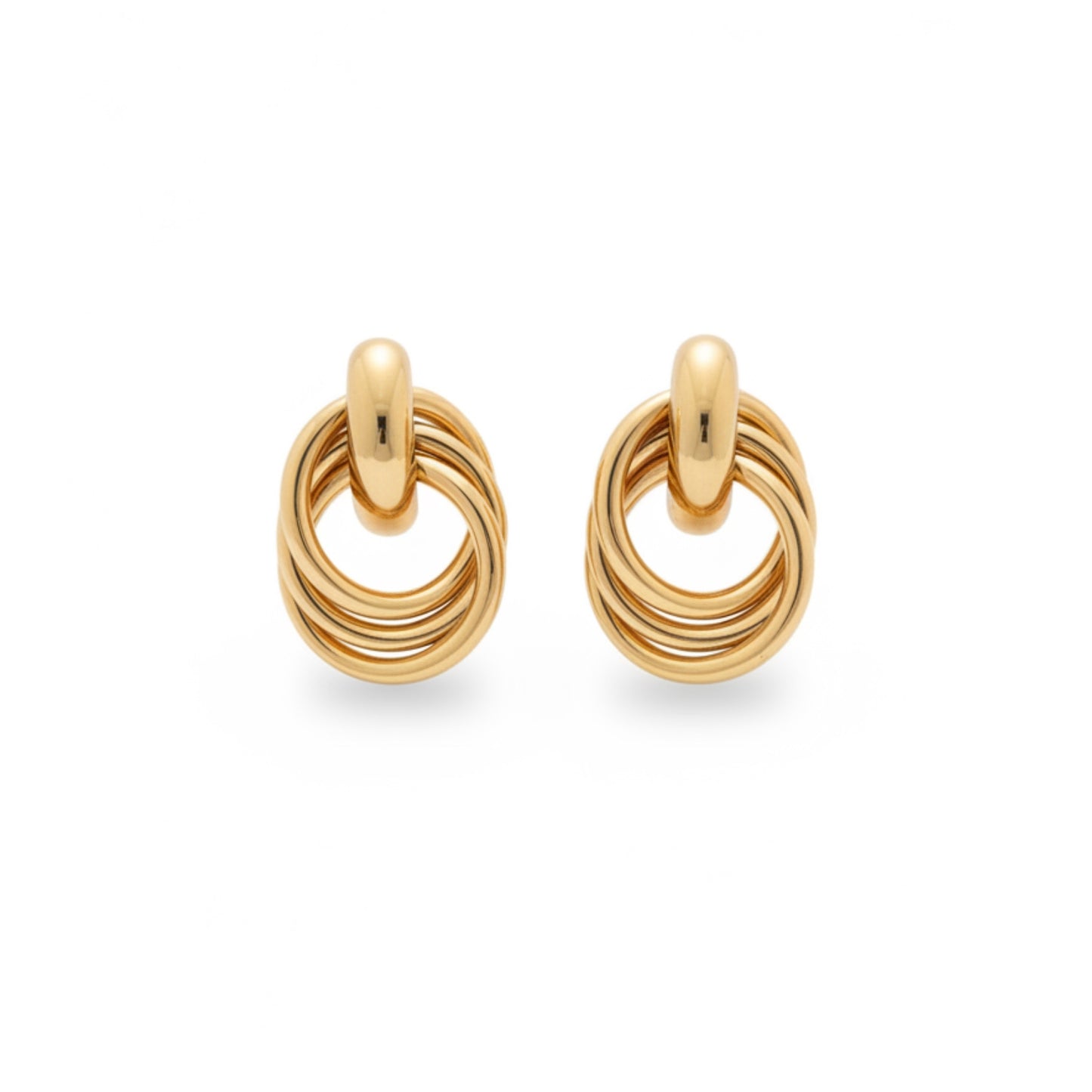 Interlocking Rings Earrings