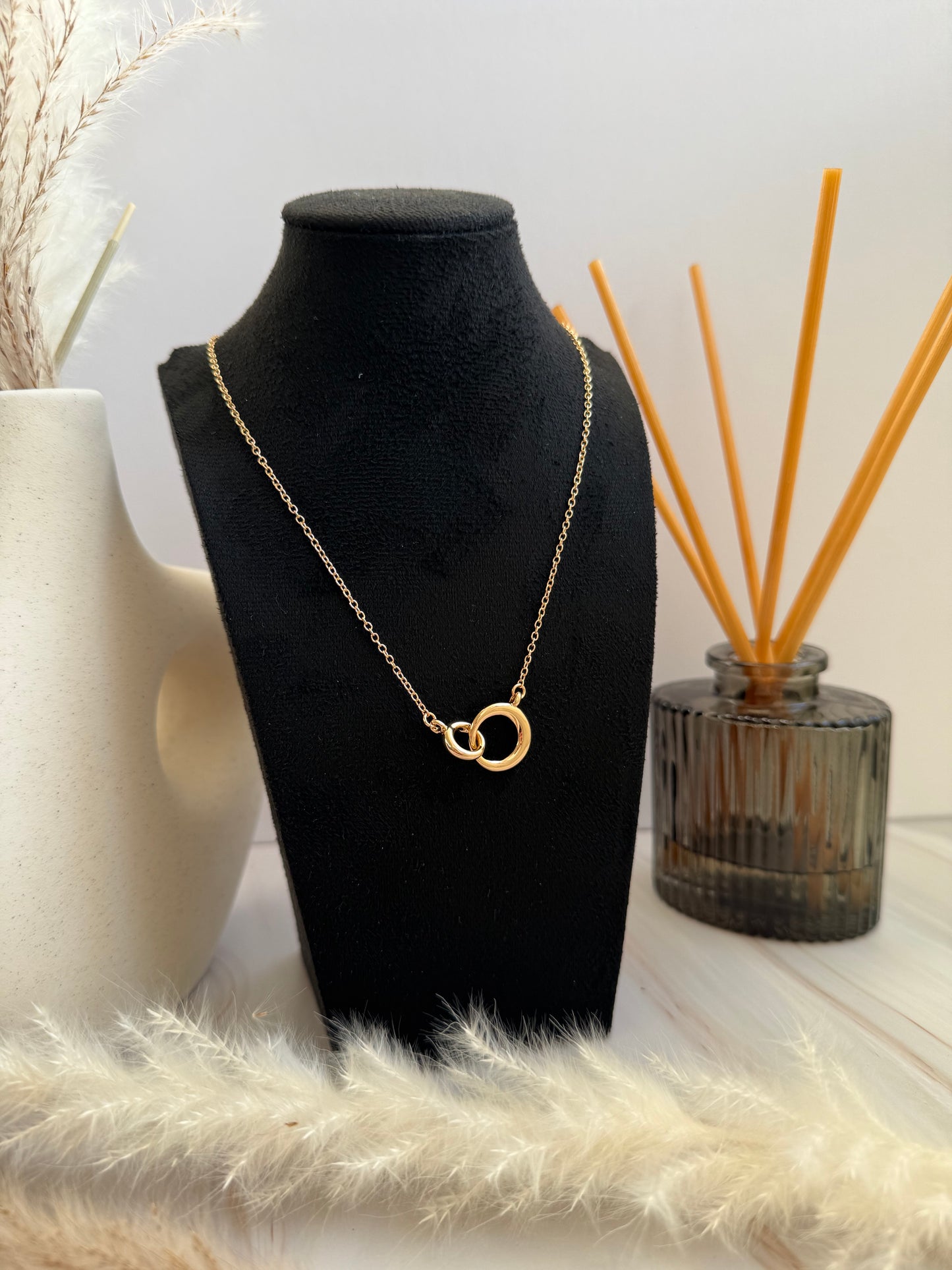 Interlocked Rings Necklace