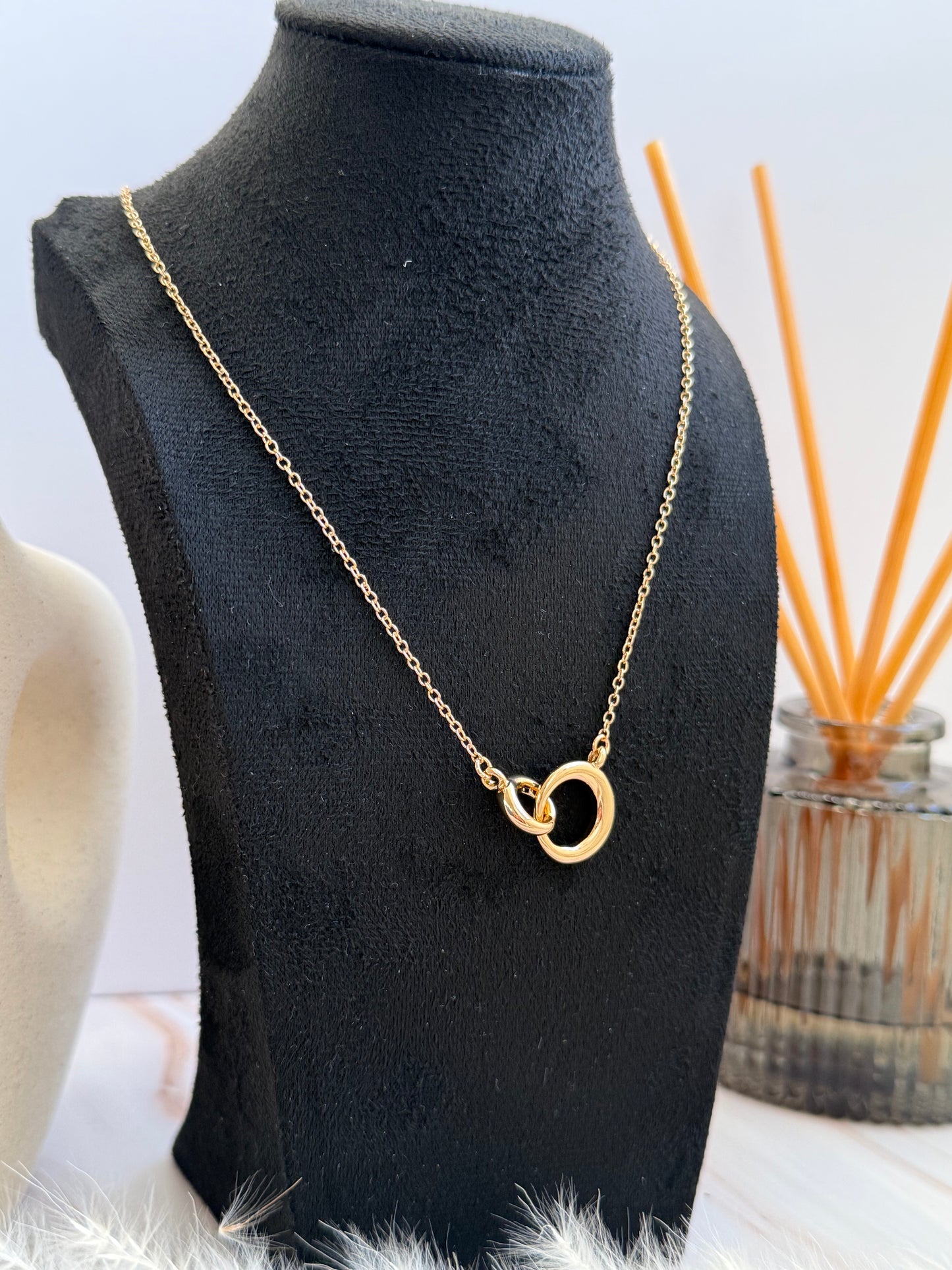 Interlocked Rings Necklace