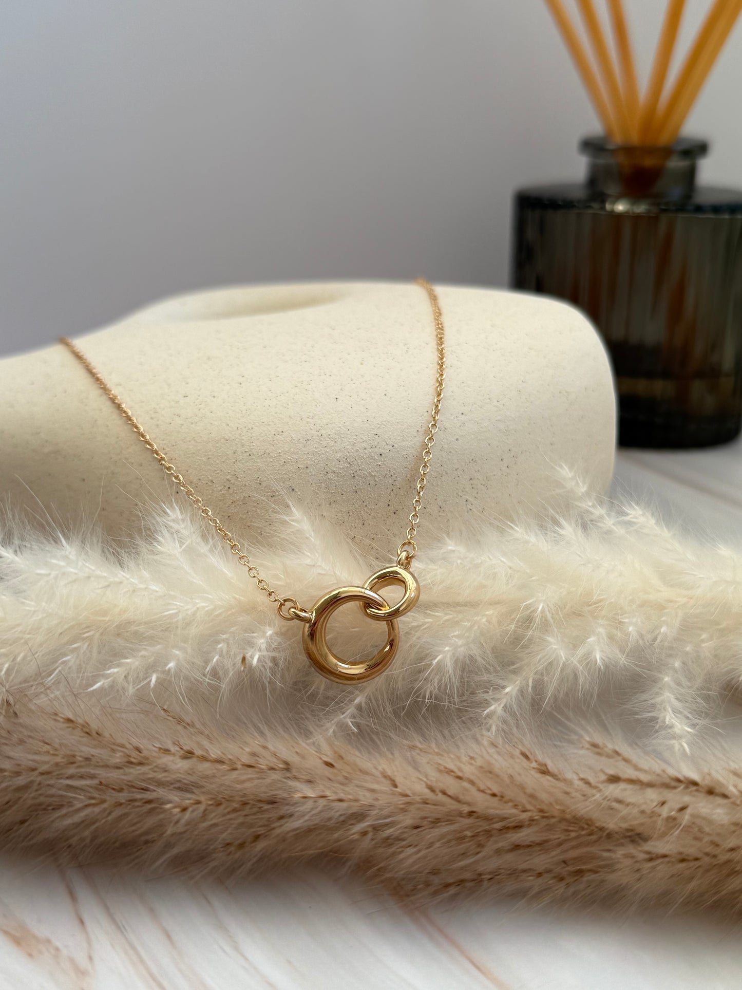 Interlocked Rings Necklace