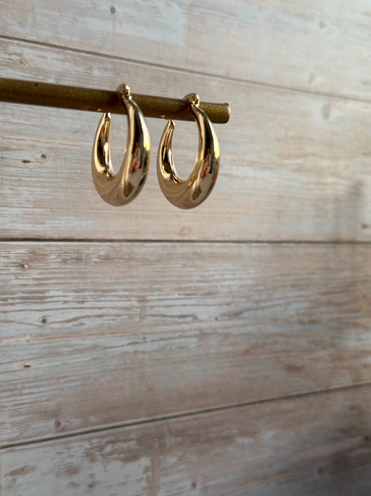 Geometric Hoop Earrings