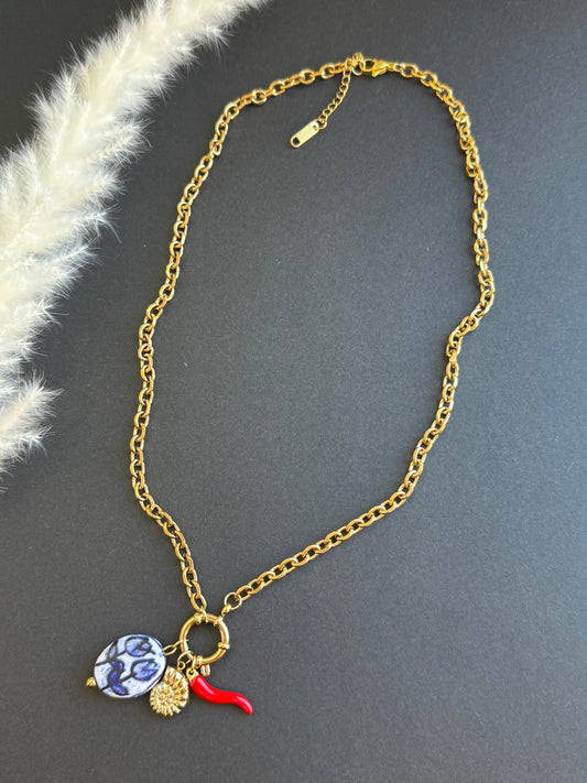 Red Pepper Charm Necklace