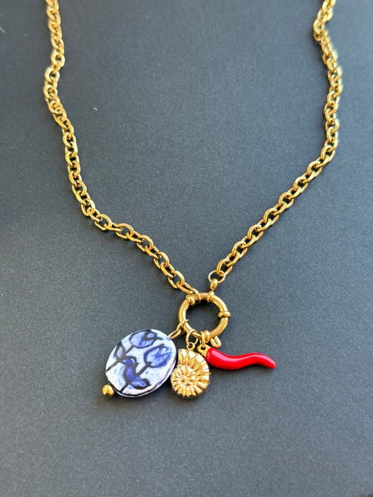 Red Pepper Charm Necklace